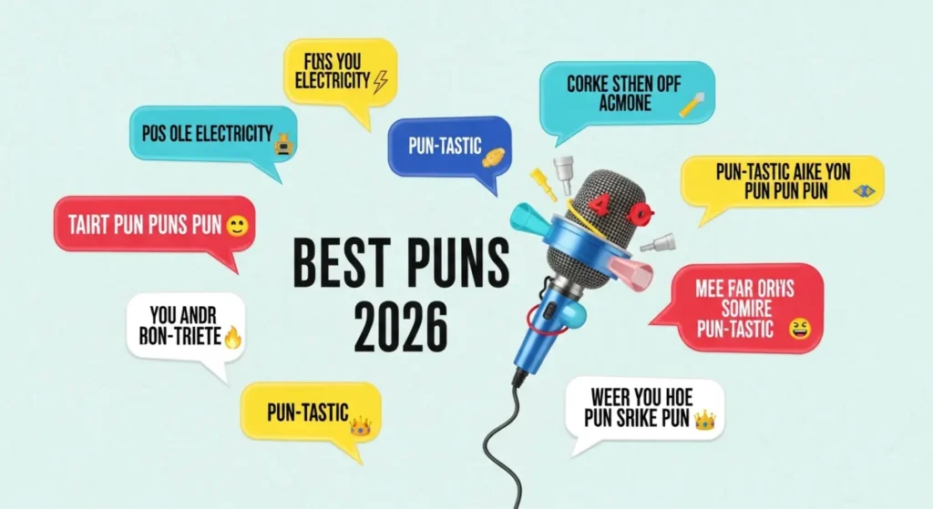 Viral caption style puns for social sharing