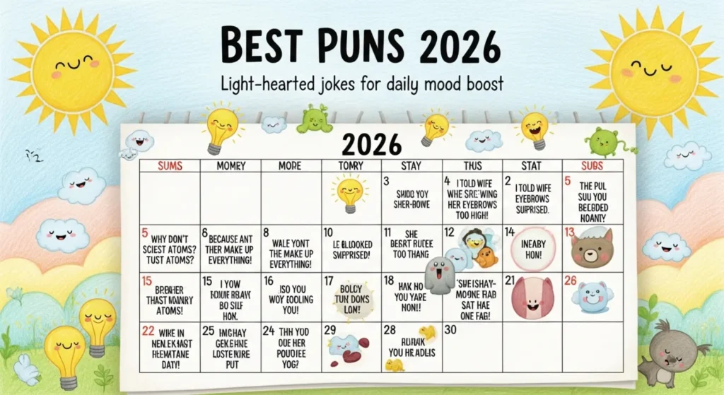 Light hearted jokes for daily mood boost