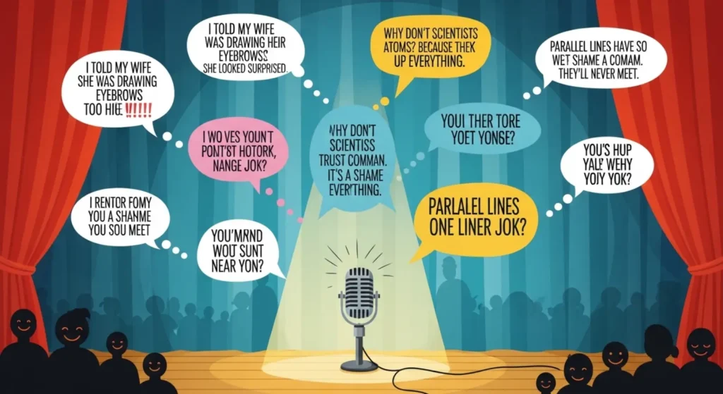 Clever wordplay humor that surprises and triggers instant laughter