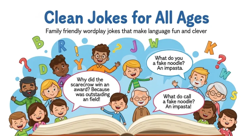 Family friendly wordplay jokes that make language fun and clever