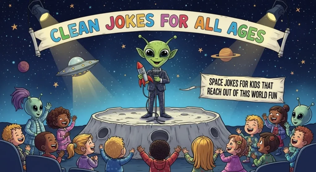 Space jokes for kids that reach out of this world fun