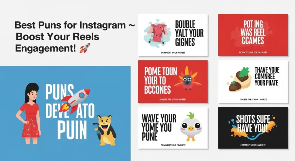 Viral wordplay captions for reels engagement boost and quick attention