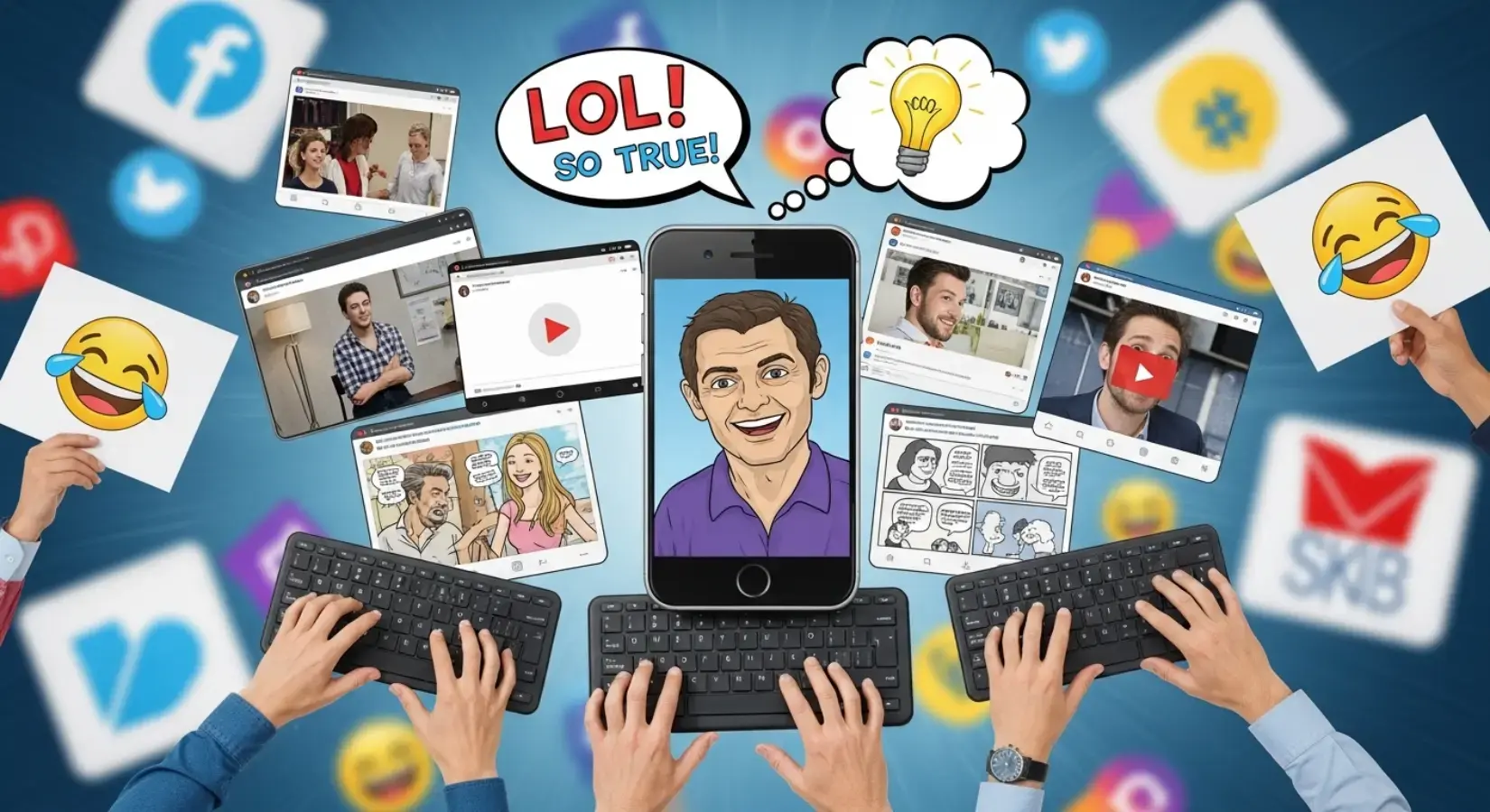 Social Media Jokes Trending