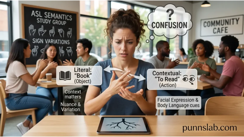 ASL Meaning Confusion