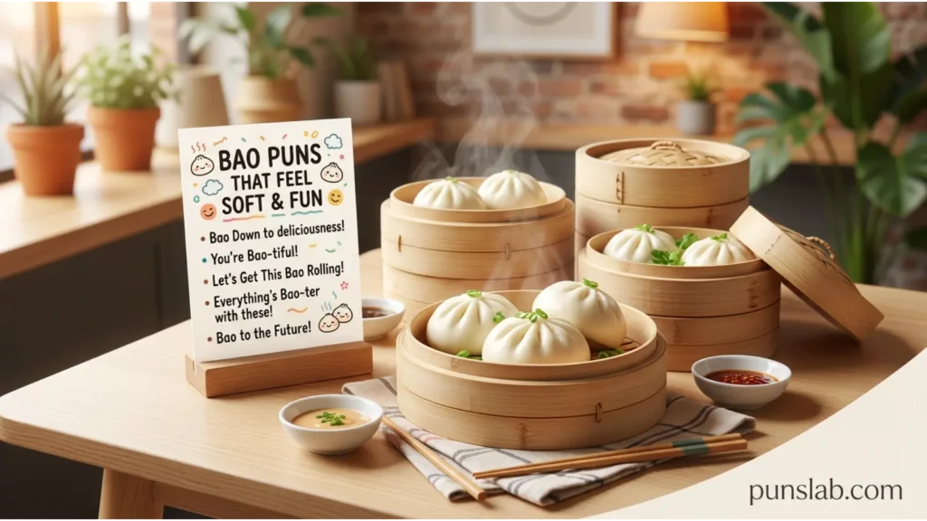 Bao Puns That Feel Soft And Fun