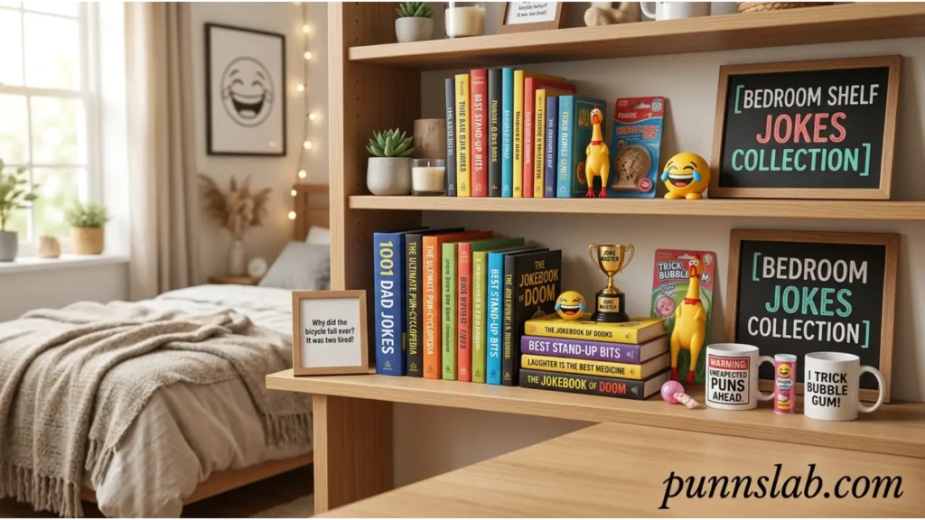 Bedroom Shelf Jokes Collection