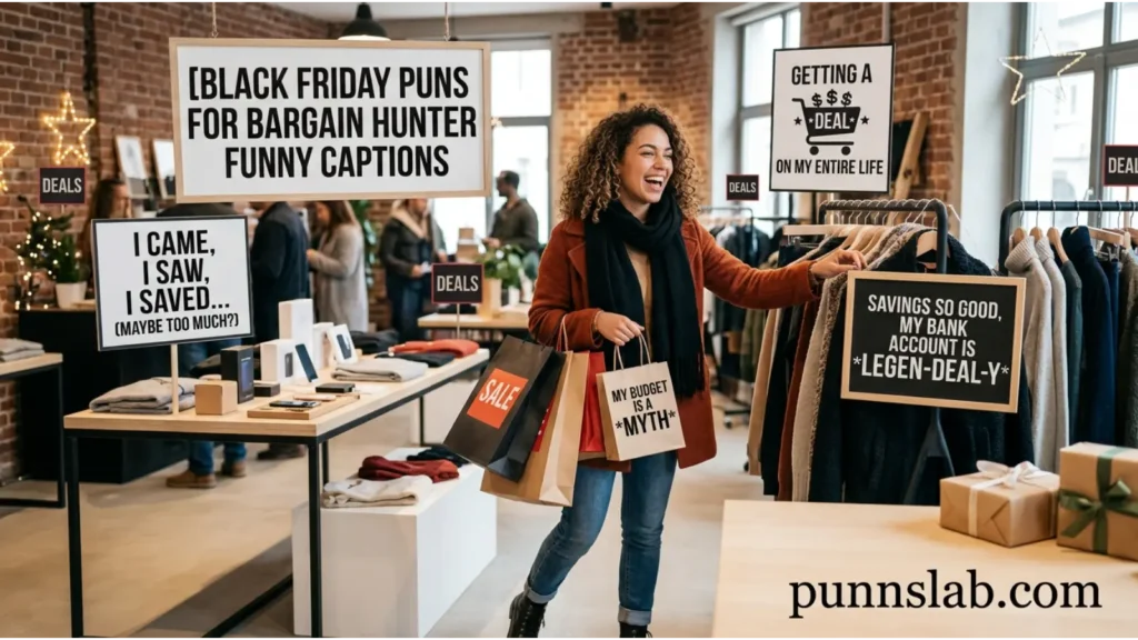 BLACK FRIDAY PUNS FOR BARGAIN HUNTER 