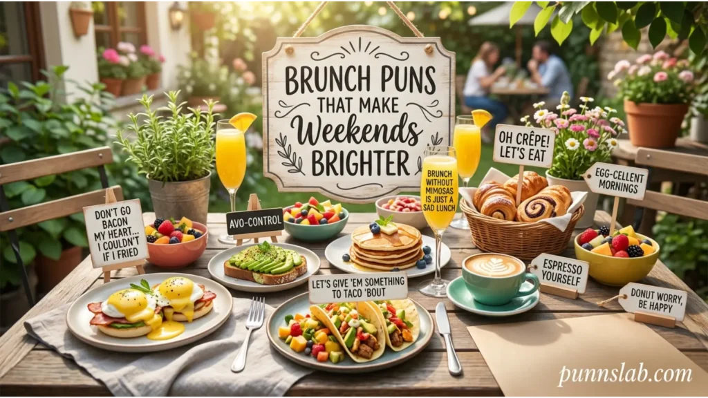 Brunch puns that make weekends brighter