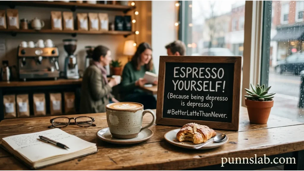 Cozy Cafe Humor For Coffee Fans