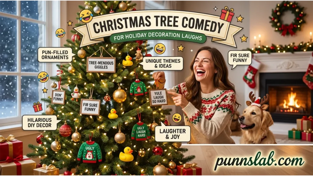 Christmas Tree Comedy for Holiday 