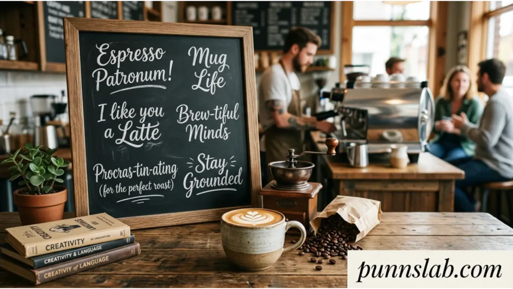 Clever Coffee Wordplay