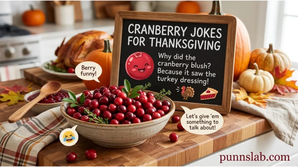 Cranberry jokes for Thanksgiving