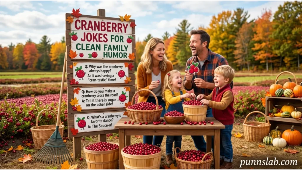 Cranberry jokes for clean family humor