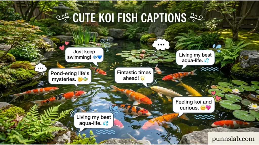 Cute Koi Fish Captions