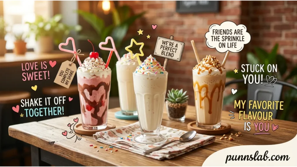 Cute Milkshake Sayings For Friends