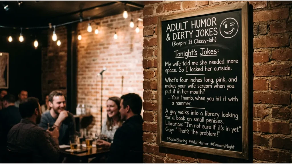 adult humor dirty jokes funny collection for social sharing