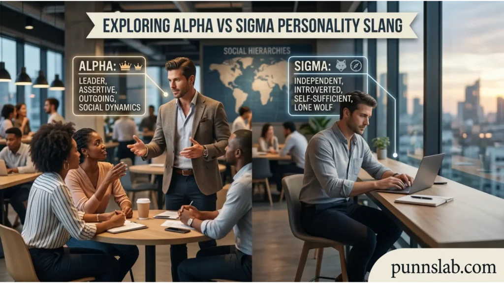 Sigma Personality Slang