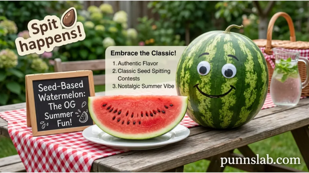 Funny Seed Based Watermelon