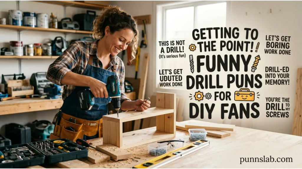 Funny Drill Puns For DIY Fans