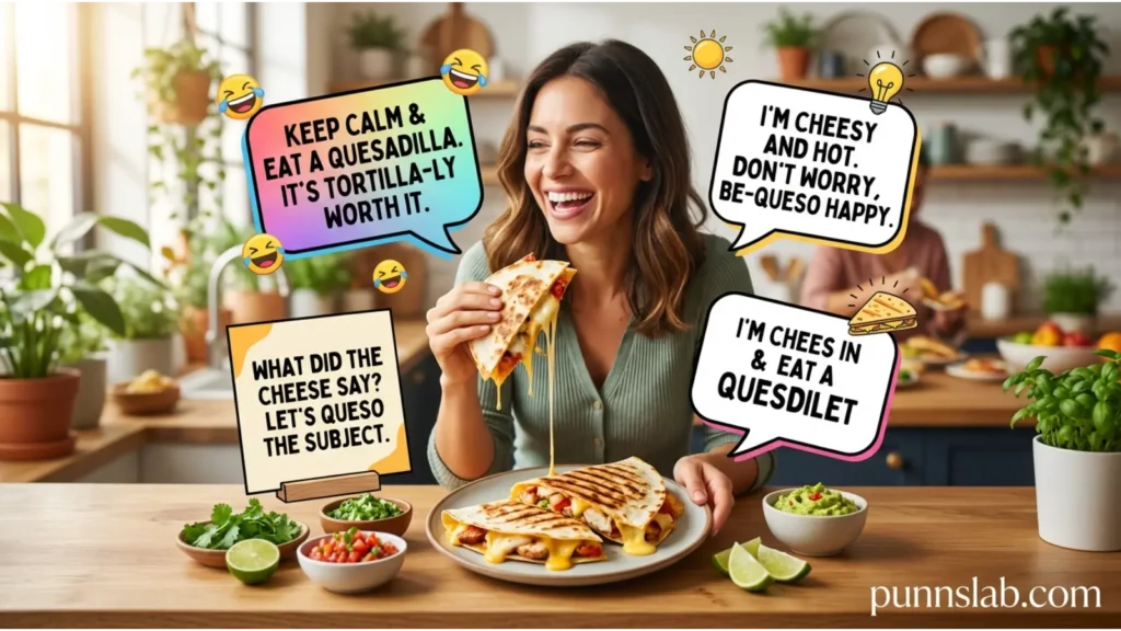 Funny quesadilla one liners for instant laughs