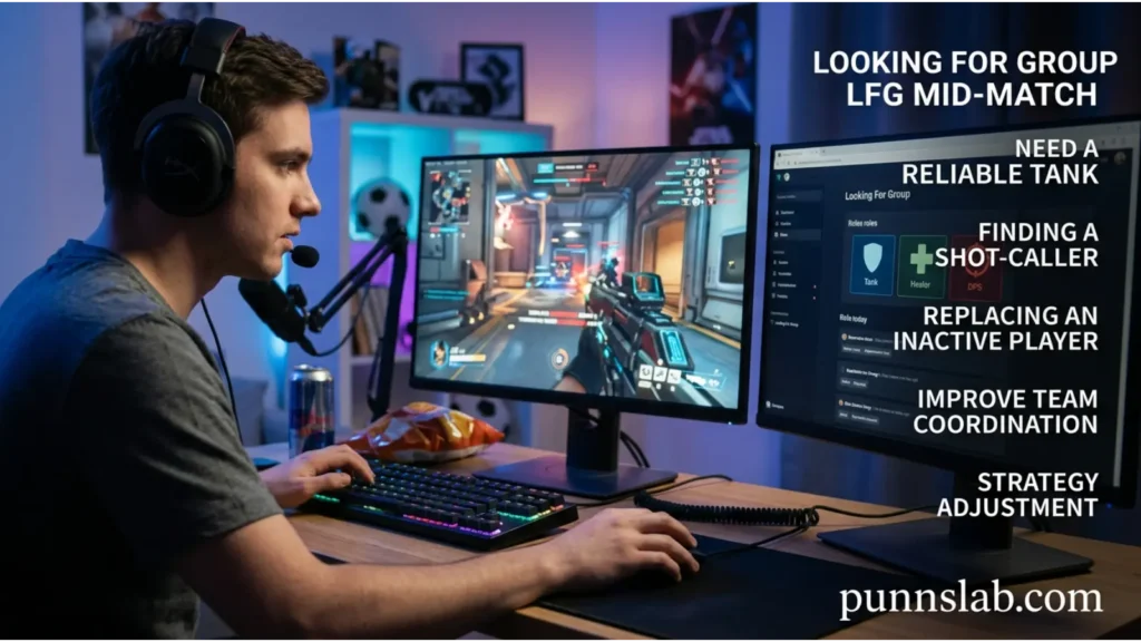 Gamers Use LFG During Matches