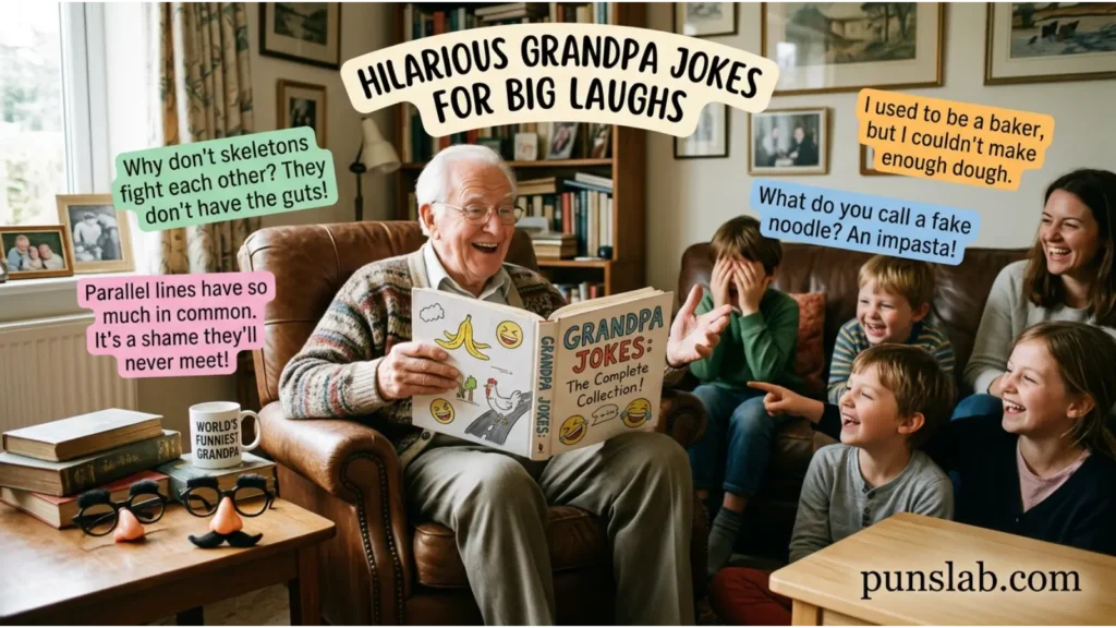Hilarious grandpa jokes collection for big laughs