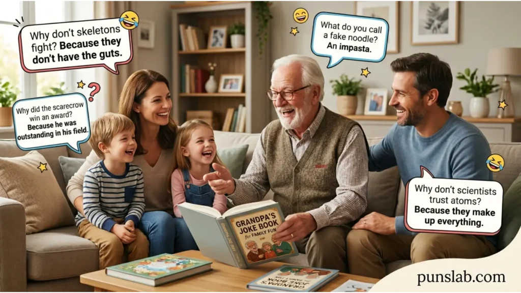 Clean funny grandpa jokes for family fun