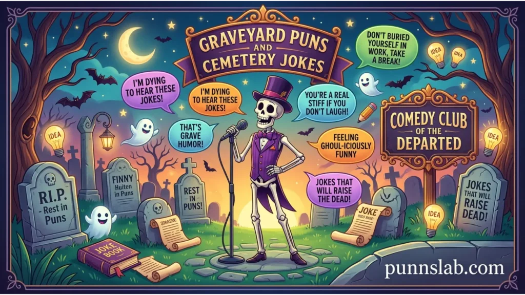 Graveyard Puns And Cemetery Jokes