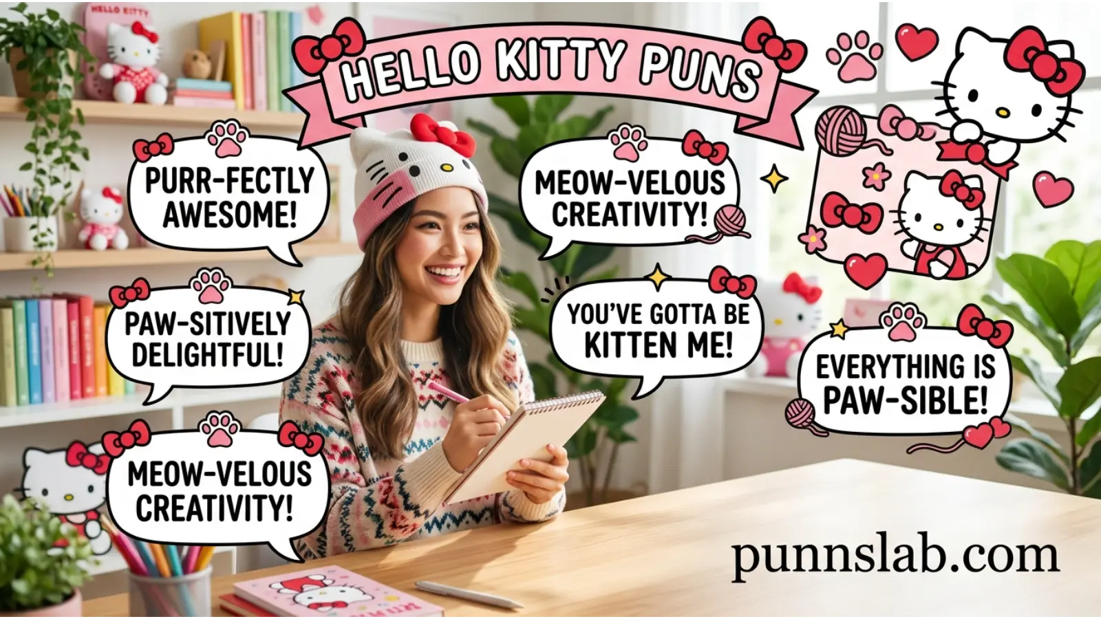 Hello Kitty Puns