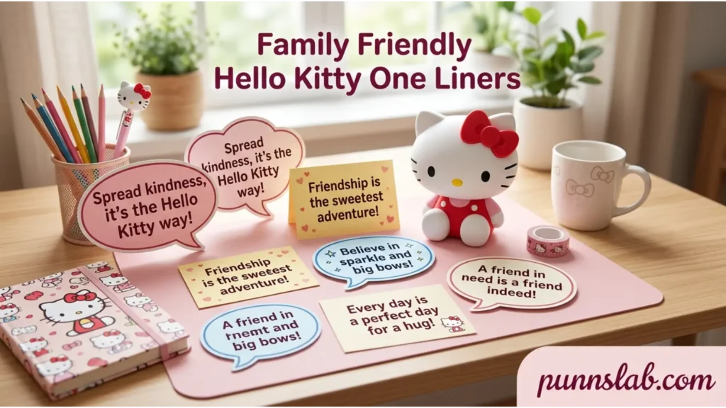 Family Friendly Hello Kitty One Liners