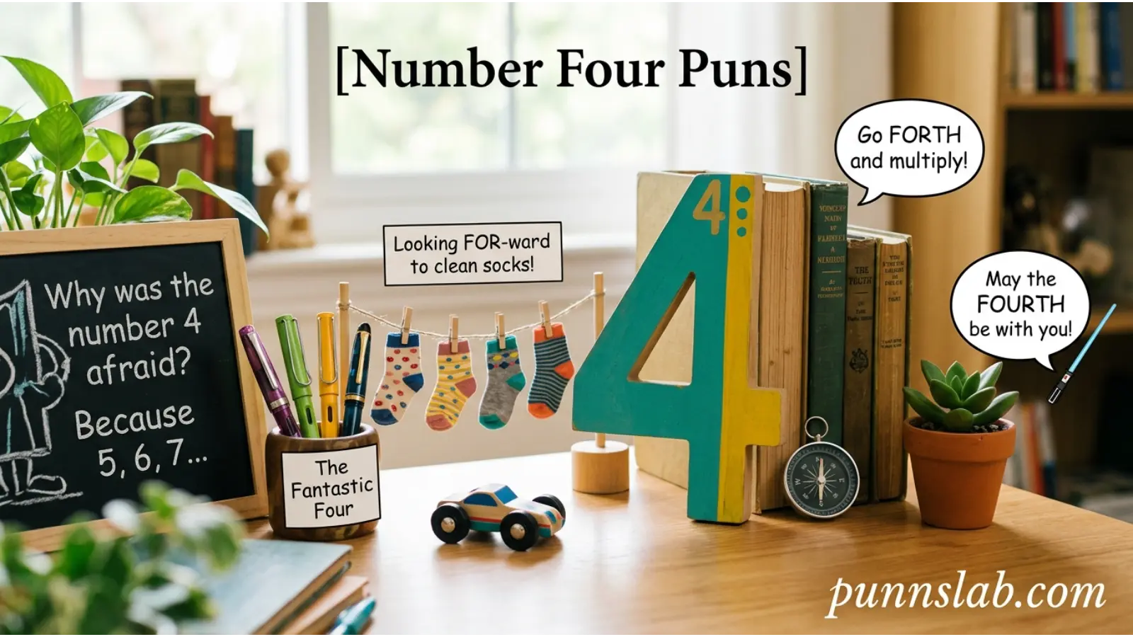 Number Four Puns