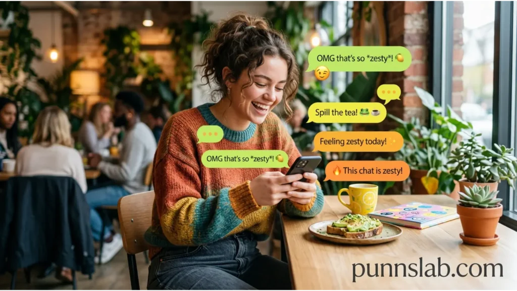 Zesty meaning slang in texting culture