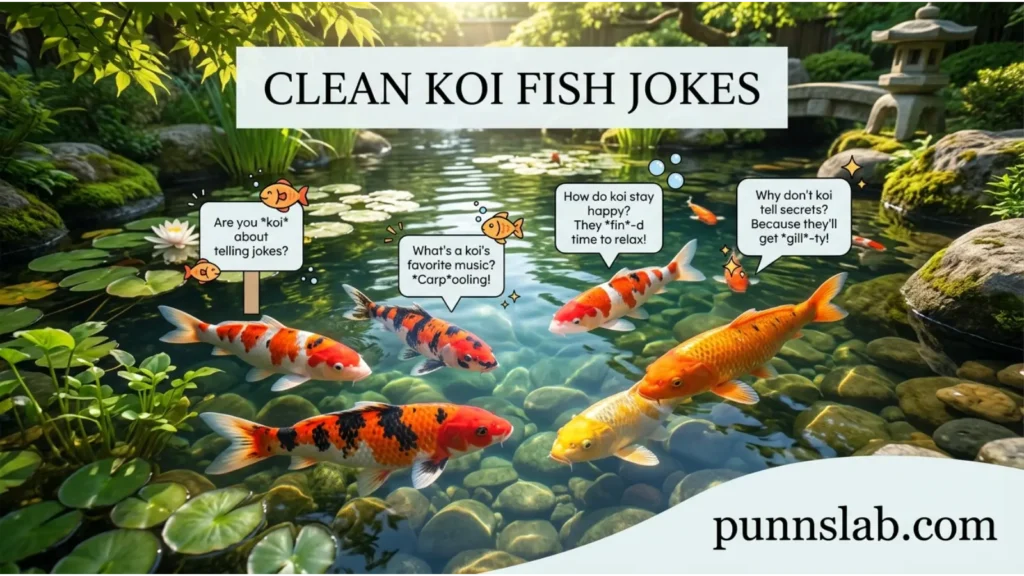 Clean Koi Fish Jokes