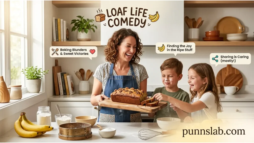Loaf life comedy inspired by warm banana bread moments