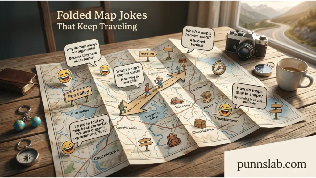 Folded Map Jokes