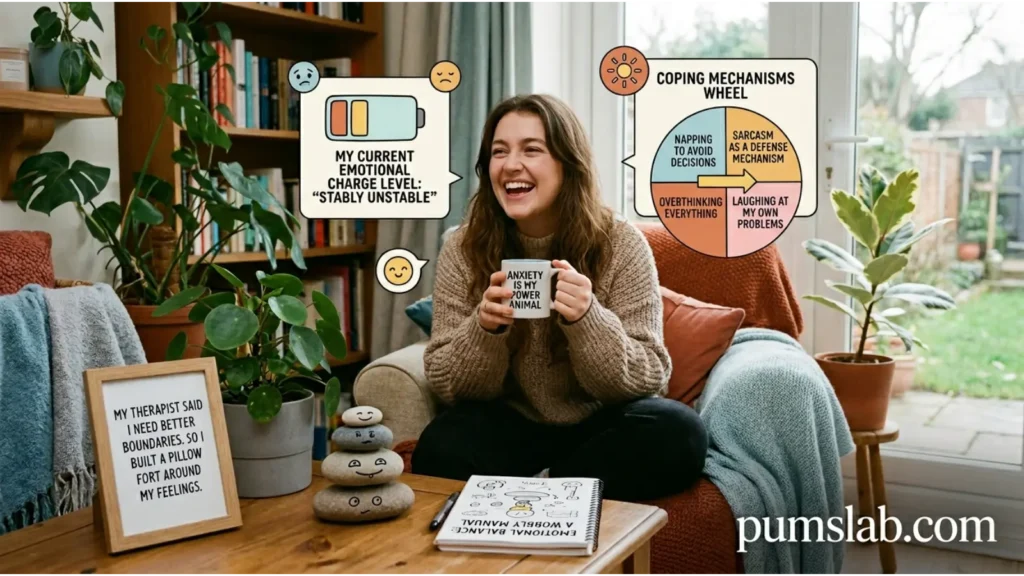 Mental health wellness humor