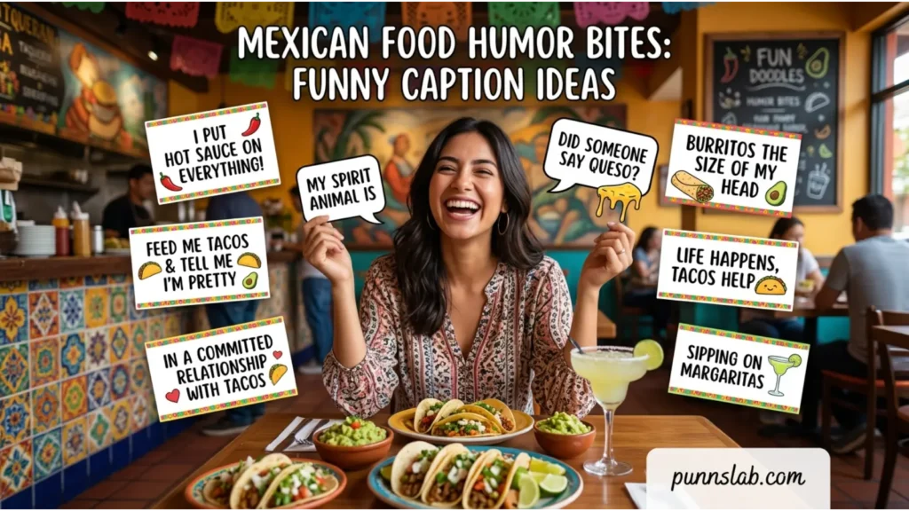 Mexican Food Humor Bites Captions Ideas
