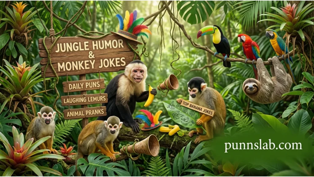 Monkey Jokes And Jungle Animal