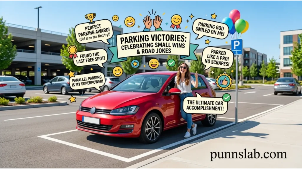 Parking space jokes