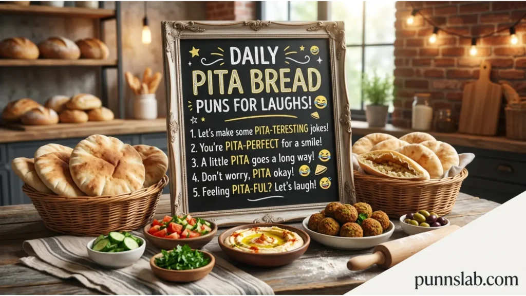 Pita bread puns for daily laughs
