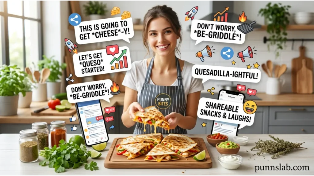 Short quesadilla puns that go viral fast