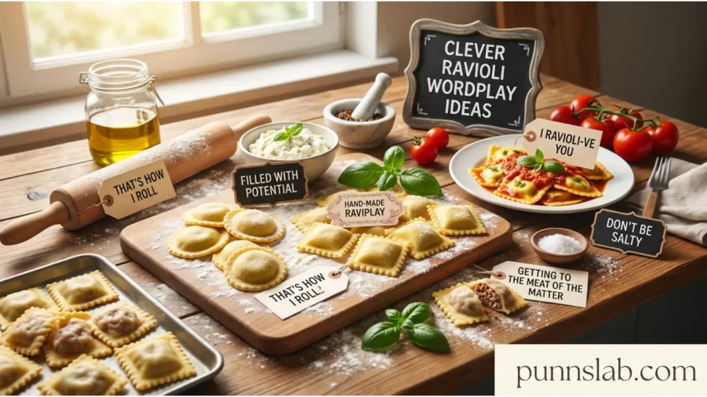 Clever Ravioli Wordplay Ideas