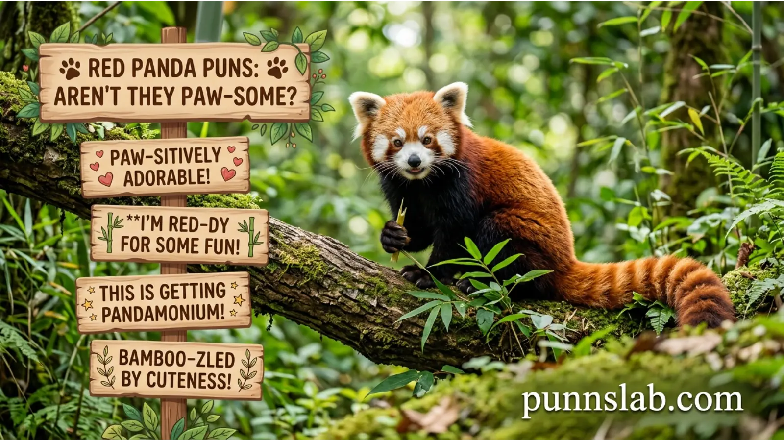 red panda puns