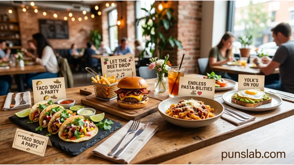 Restaurant Menu Pun Names That Customers Love