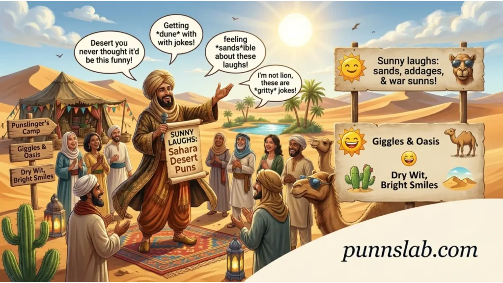 Sahara Desert Puns