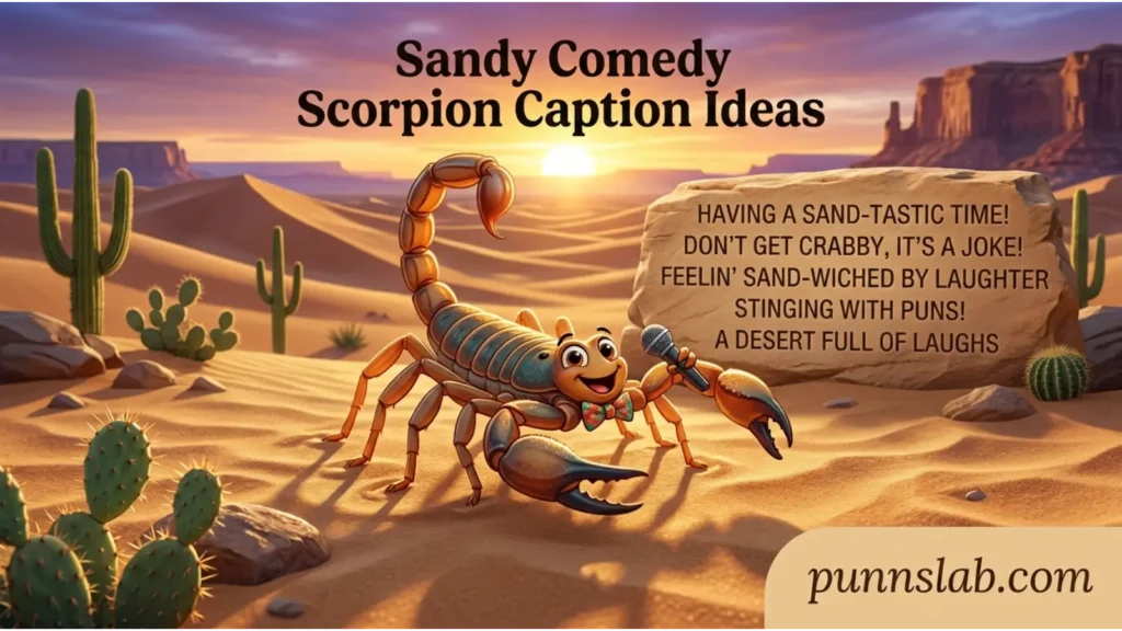 Sandy Comedy Scorpion