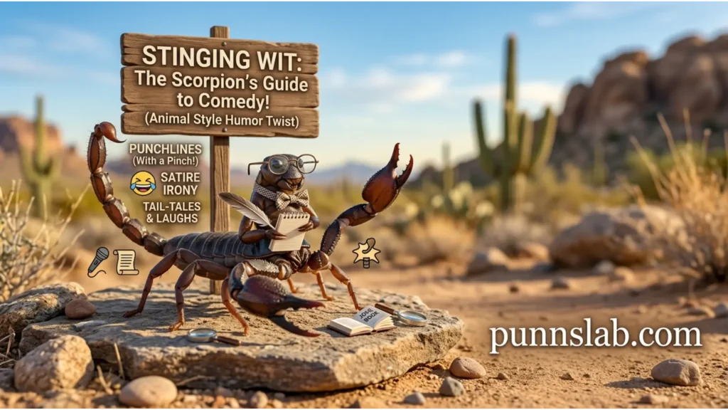Animal Style Scorpion Humor Twist