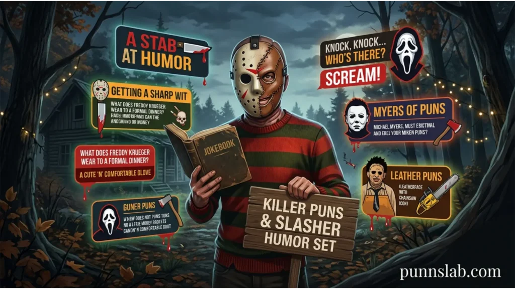 Slasher Movie Inspired Serial Killer Puns 