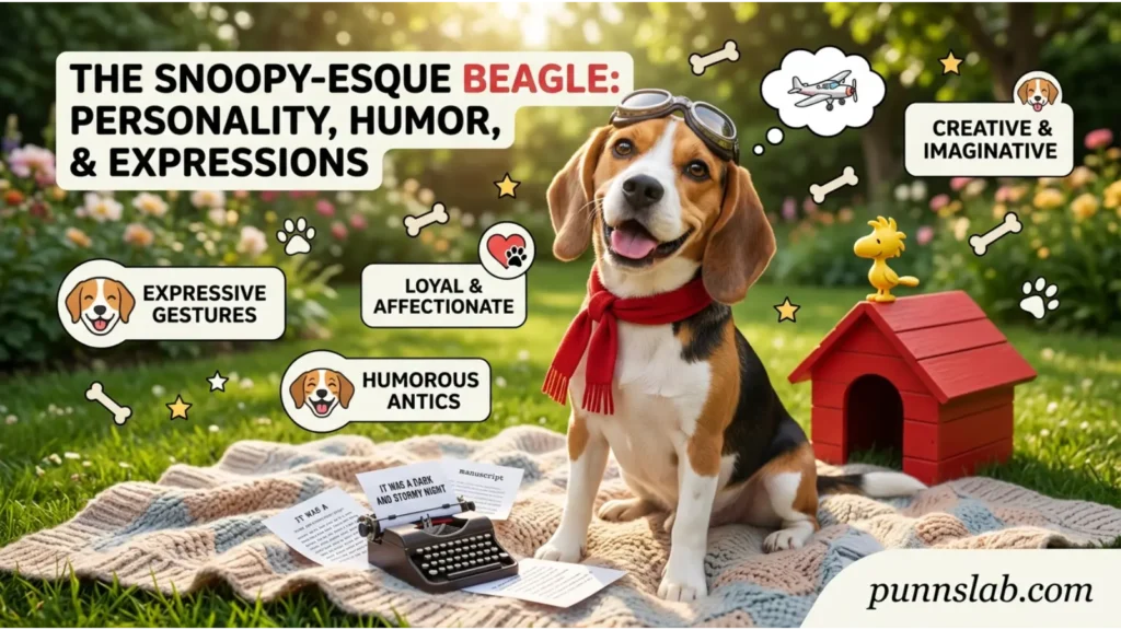 Beagle personality Snoopy