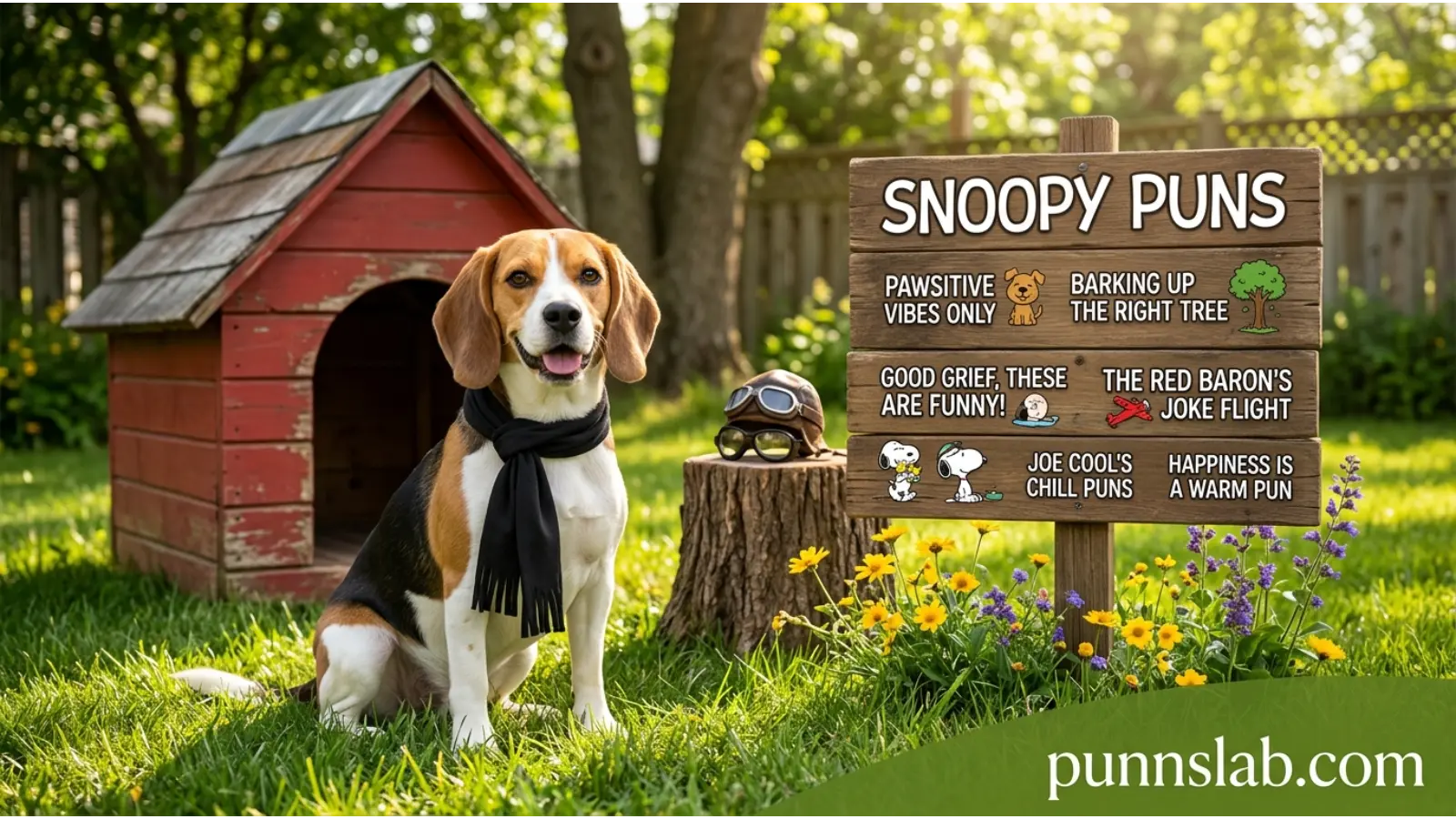 Snoopy Puns